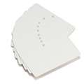 Cartes plastique PVC perforees