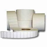 Etiquettes adh�sives blanches papier couch�