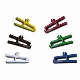 Clip plastique couleur pour cartes et badges