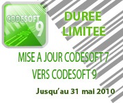 Mise a jour vers codesoft 9