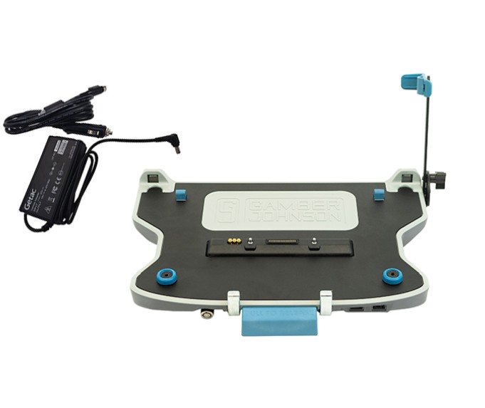 Illustration pour Supports Gamber Johnson pour Getac – solutions robustes pour véhicules & environnements industriels