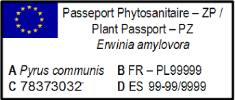 Étiquettes et équipements pour Passeport Phytosanitaire Européen (PPE) 