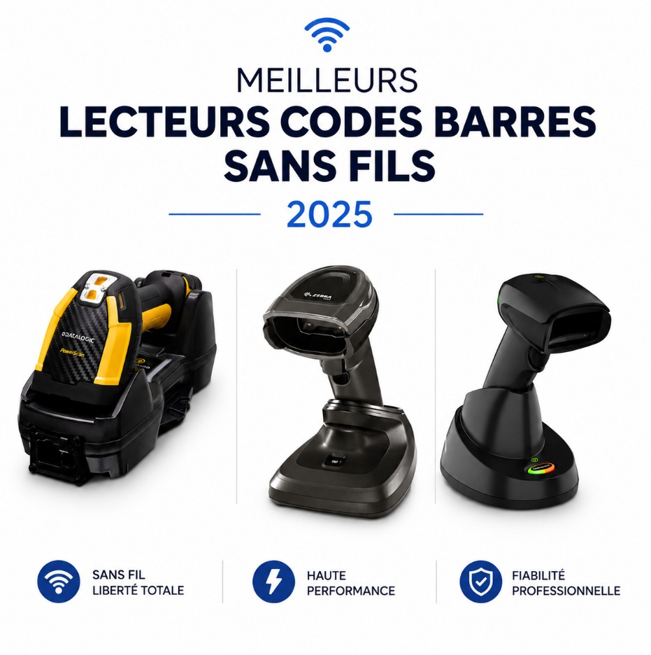 Illustration pour Meilleurs lecteurs codes barres sans fils 2025