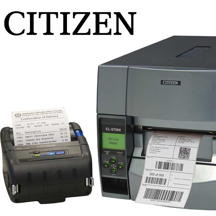 CITIZEN - 3254020 - 4 x 2 pouces thermique direct (5" OD, 1" core,