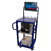chariot imprimante portable pc scanner