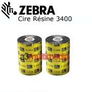 ruban zebra 3400 cire resine