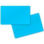 carte pvc bleu ciel badge