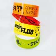 bracelets acces jaune vert orange rouge fluos