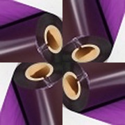 ruban transfert thermique violet imprimante