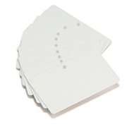 Cartes plastique PVC perforees