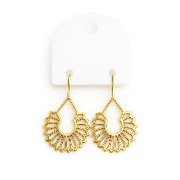 étiquettes boucle d'oreilles 3 trous  créoles collier