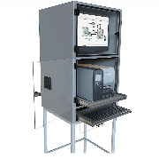 Armoire de protection poussière eau humidité écran panel PC imprimante étiquette