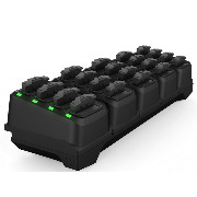 chargeur 20 batteries lecteur code barre main libre zebra WS50