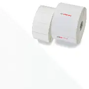 etiquette papier blanc mat en rouleau