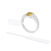 etiquette blanche bijoux bijouterie  boucle lanière