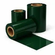 ruban vert mousse étiquetage code barre