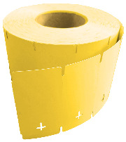 étiquette piquet cross croix encoche jaune prix