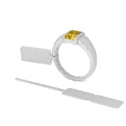 etiquette argent matbijoux bijouterie  boucle lanière
