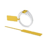 etiquette blanche bijoux bijouterie  boucle lanière