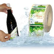 rouleau &eacute;tiquette papier billante adh&eacute;sif retirable lavable