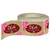 Etiquette en bois v&eacute;ritable
