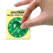 etiquette s&eacute;curite calendrier