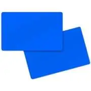 carte badge pvc bleu fonc&eacute;