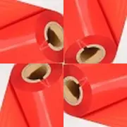 ruban r&eacute;sine rouge t&ecirc;te inclin&eacute;e
