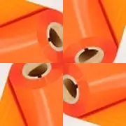 rubans orange imprimante &eacute;tiquette