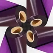 ruban transfert thermique violet 