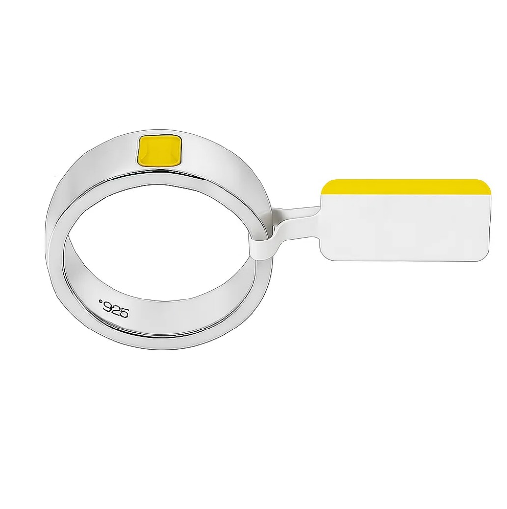etiquettes boucle blanches filet jaune bijoux bijouterie montre bague collier