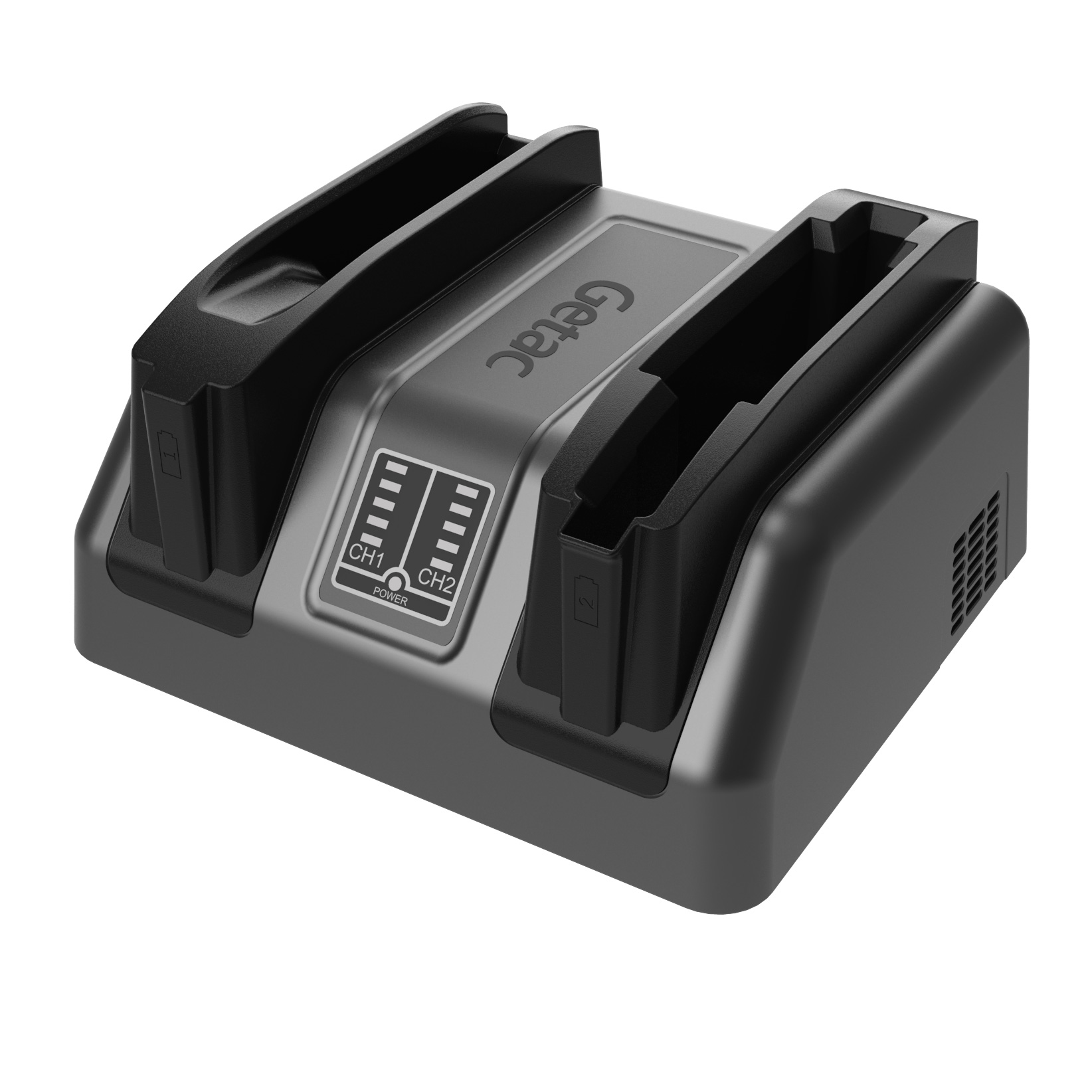 Accessoires pour Accessoires PC portables durcis GETAC Chargeur 2 Batteries PC  Portable B360