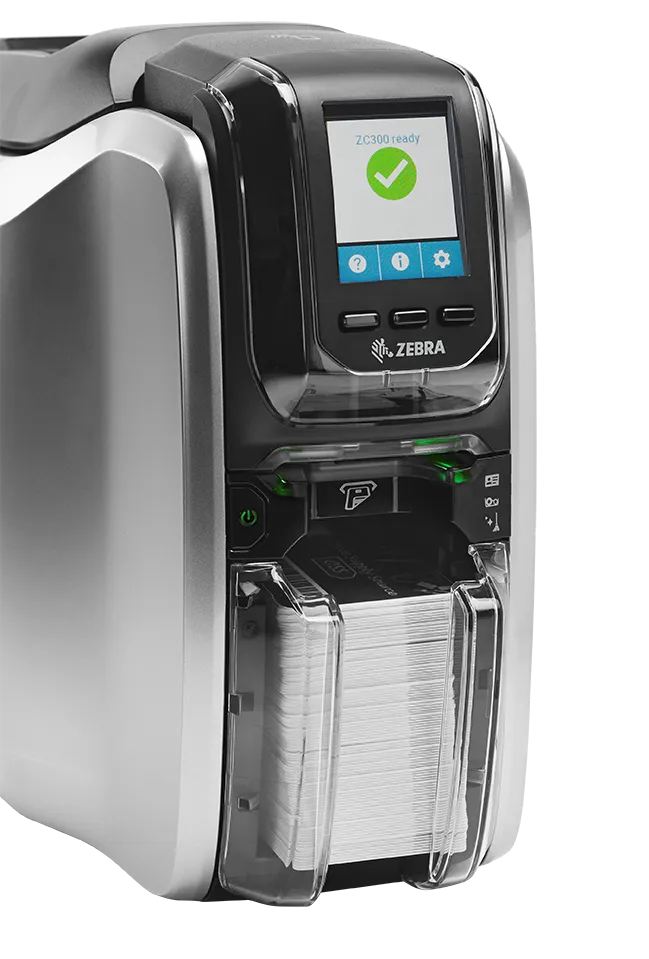 Imprimante Zebra ZC300 avec encodage de cartes en option