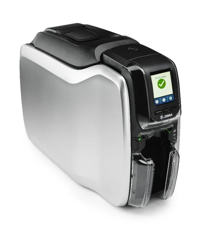 Imprimante &agrave; badges direct-to-card Zebra ZC300 &ndash; impression directe sur carte PVC en couleur