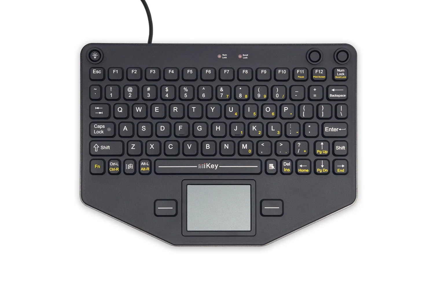 Clavier compact étanche iKey SL-80-TP pour poste mobile