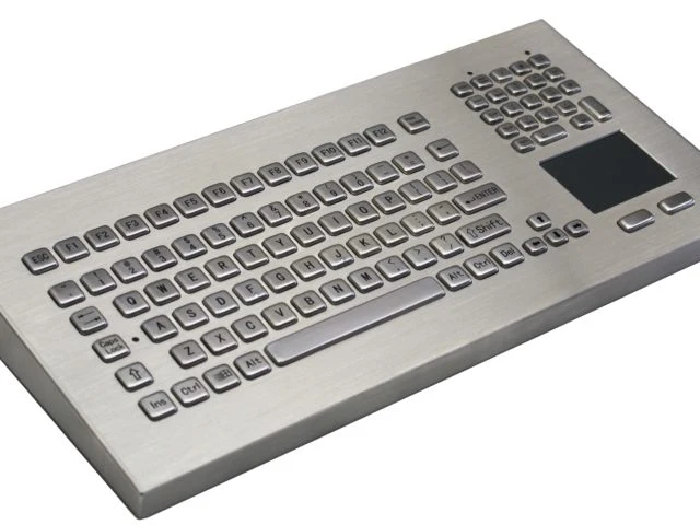 Clavier industriel étanche iKey DT-102-SS pour poste de travail
