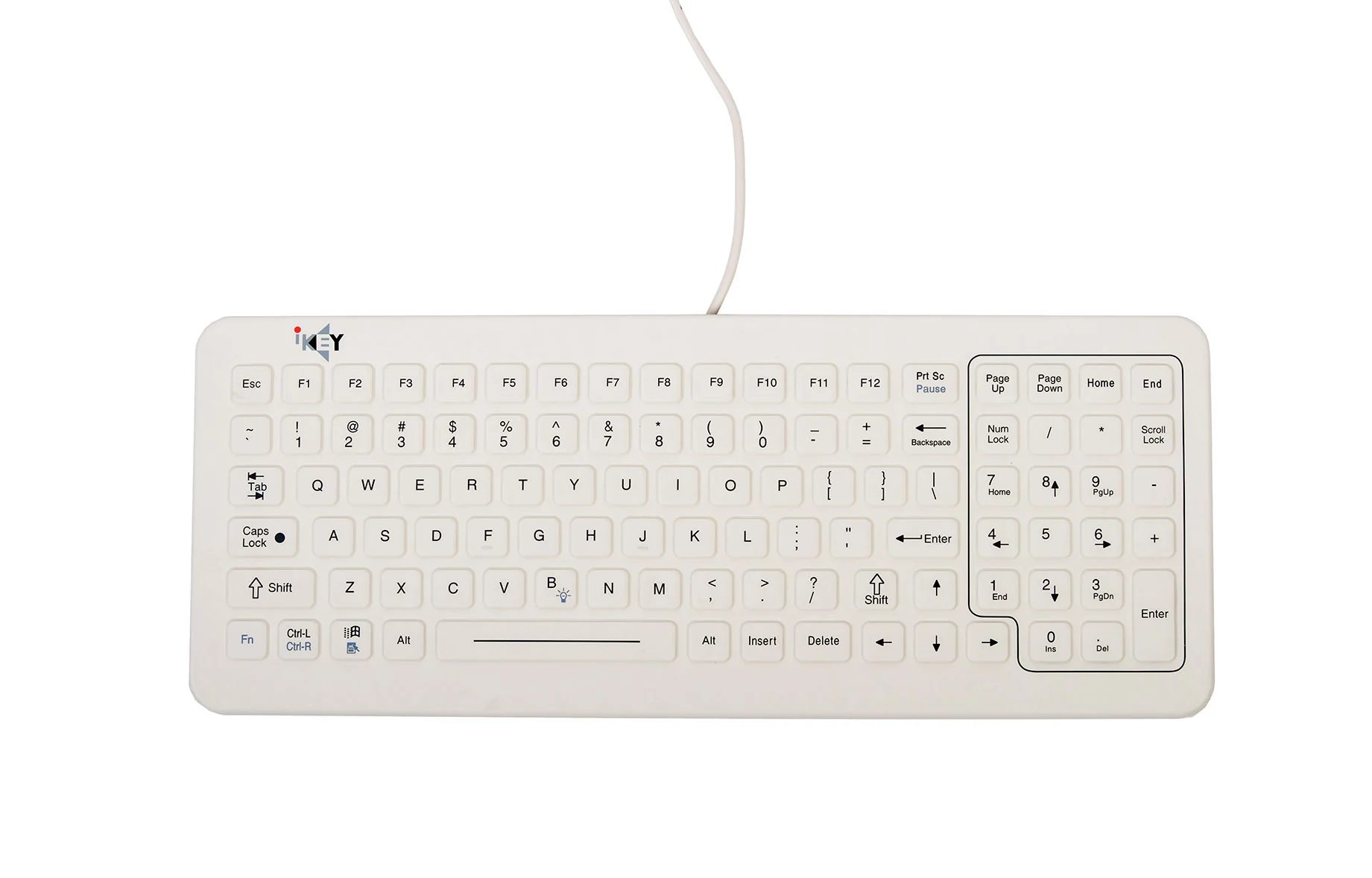 Clavier étanche iKey SLK-101 avec pavé numérique