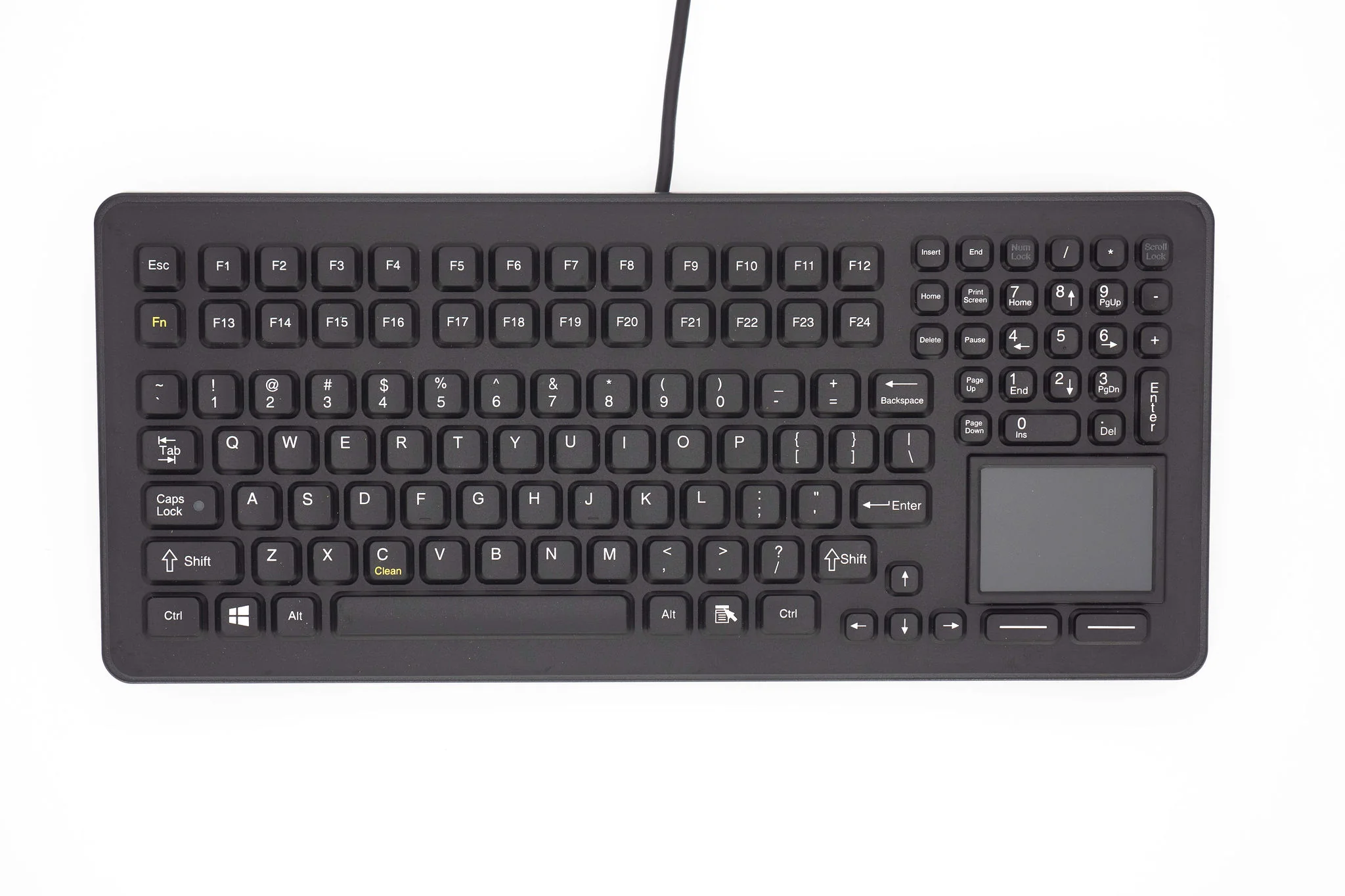 Clavier étanche iKey DU-5K avec trackball laser