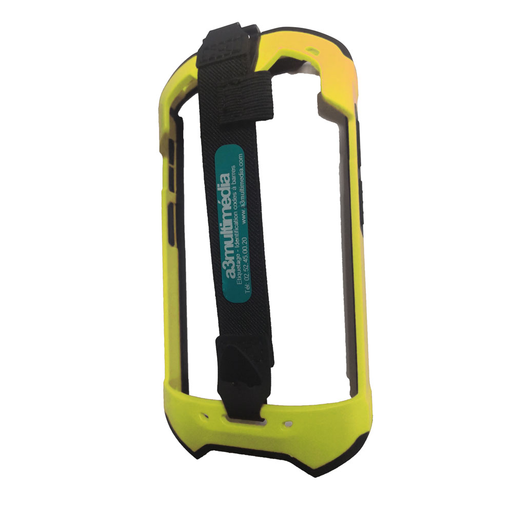 coque protection etui caoutchouc jaune zebra TC512 TC57 TC52x TC57x TC52ax TC57ax