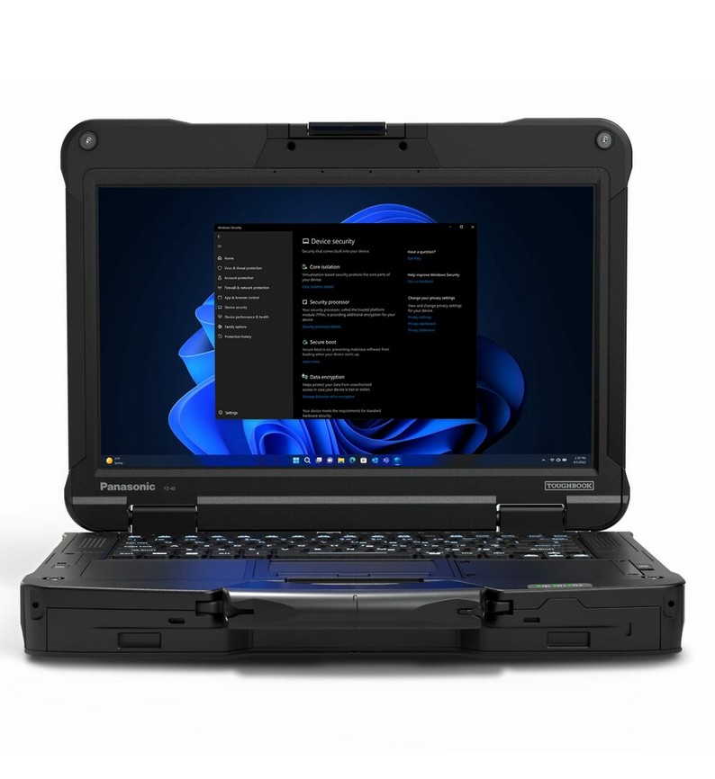 Panasonic Toughbook 40 Mk2 PC portable durci 14 pouces écran Full HD tactile.