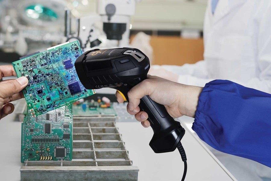 PowerScan DPM traçabilité pièces automobile radio 433