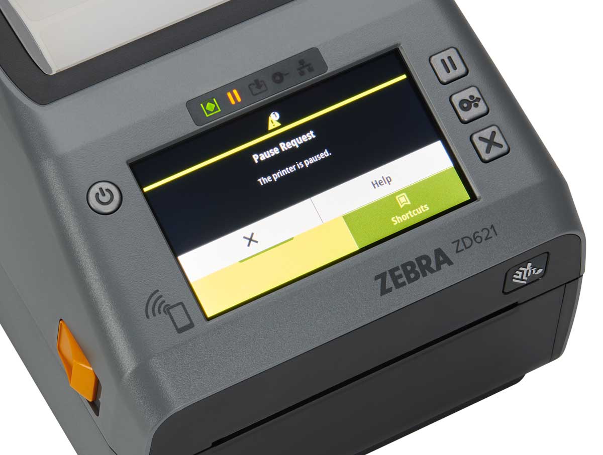 ecran tactile imprimante zebra zd-621