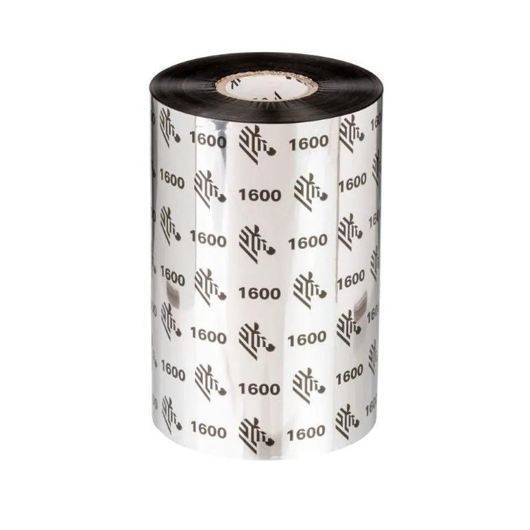 Rouleau transfert Zebra 1600 Cire 110mm x 450m pour ZT410.