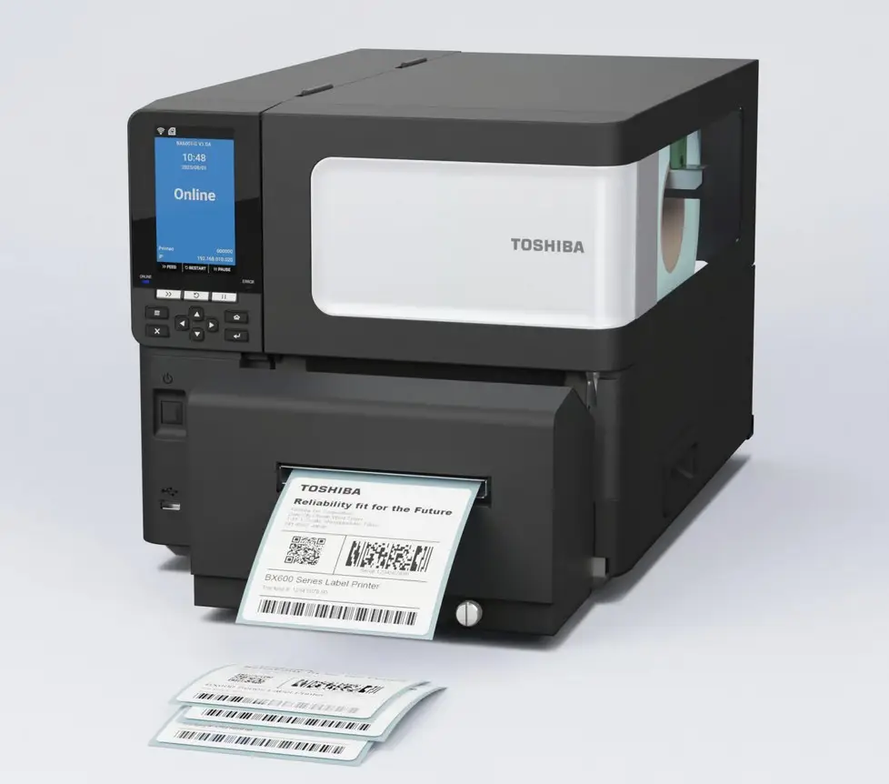 Imprimante code-barres Toshiba BX610T 6 pouces grand format.