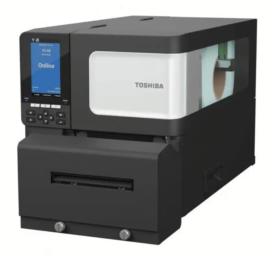 Toshiba BX420D impression étiquettes colis logistique.