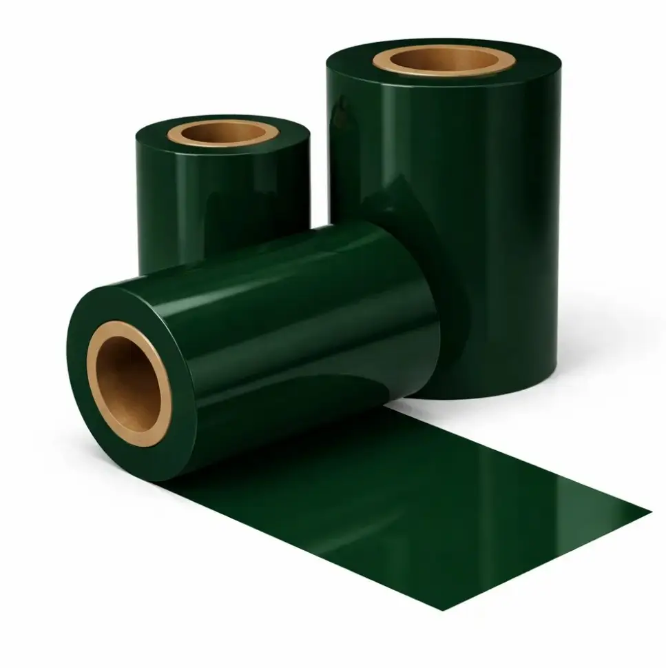 ruban imprimante transfert vert mousse