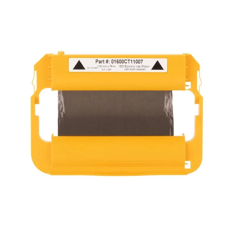 Boîte de rubans Zebra 1600 certifiés Zebra Certified Supplies