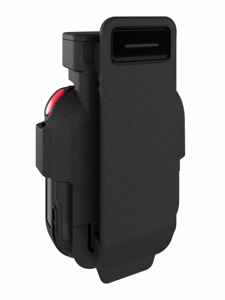 Bouton d'alarme programmable rouge sur le côté du terminal Zebra WS301