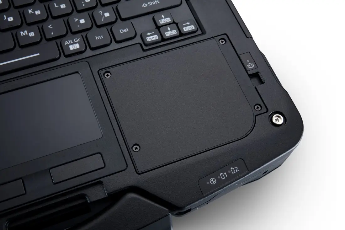 Châssis en magnésium du Panasonic Toughbook 40 Mk2 robuste et renforcé.