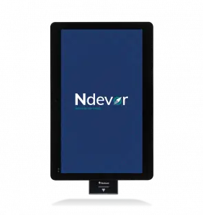 borne &eacute;cran interactif Newland Nquire 1500 lecteur code barre